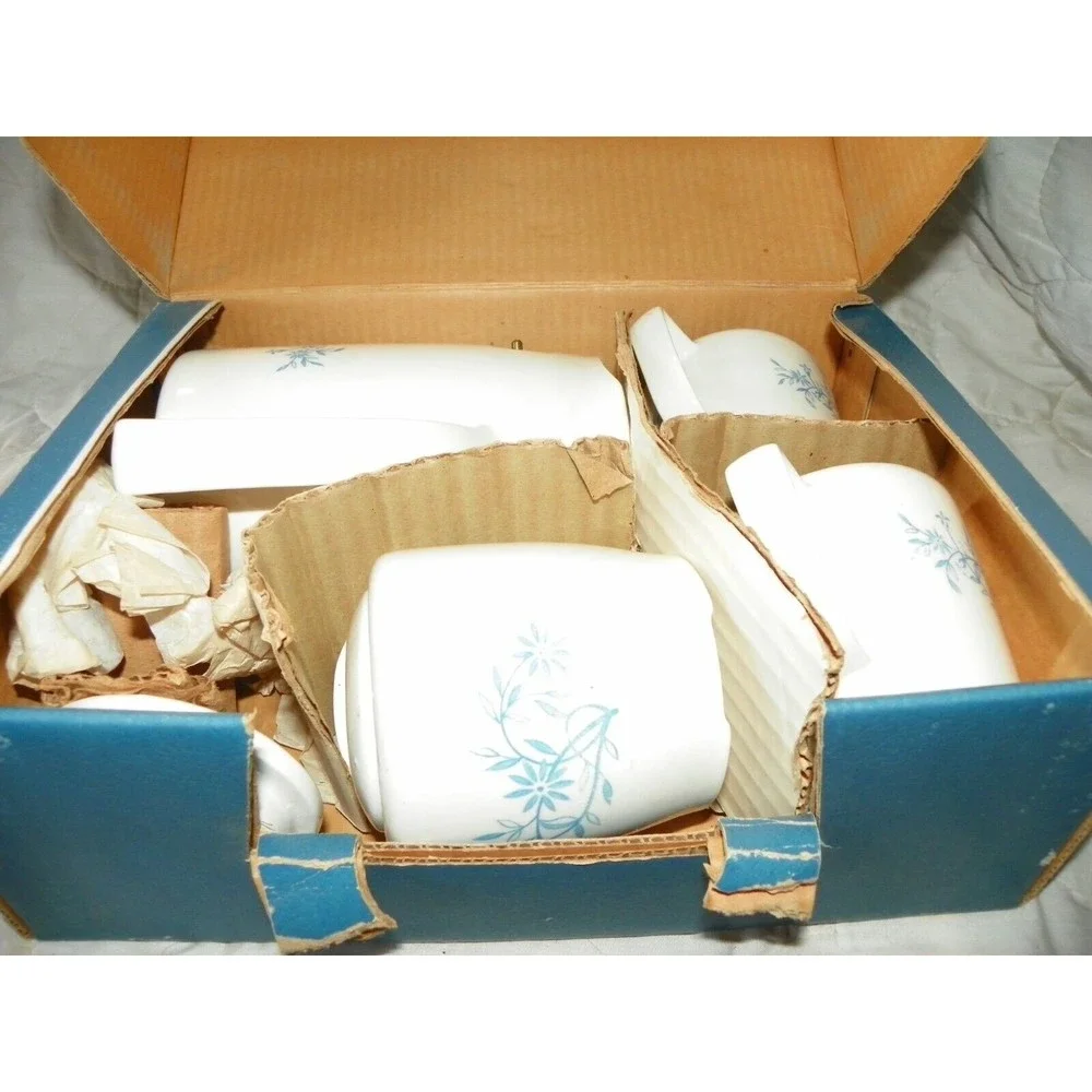 Vintage Rare Rossini Travelers Coffee Kit Original Box Tea‎ Pot Art Deco WORKING